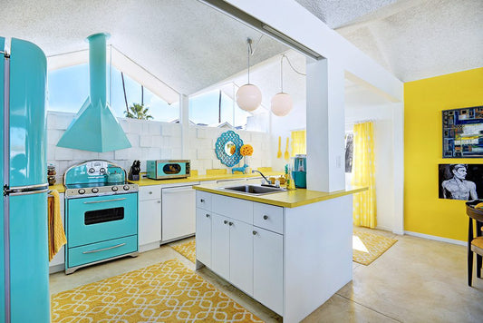 colorful kitchen