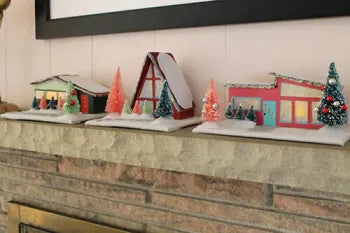 Make Your Own Mid-Century Modern Neighborhood ...Decorative Home Figurines for the Holiday Season